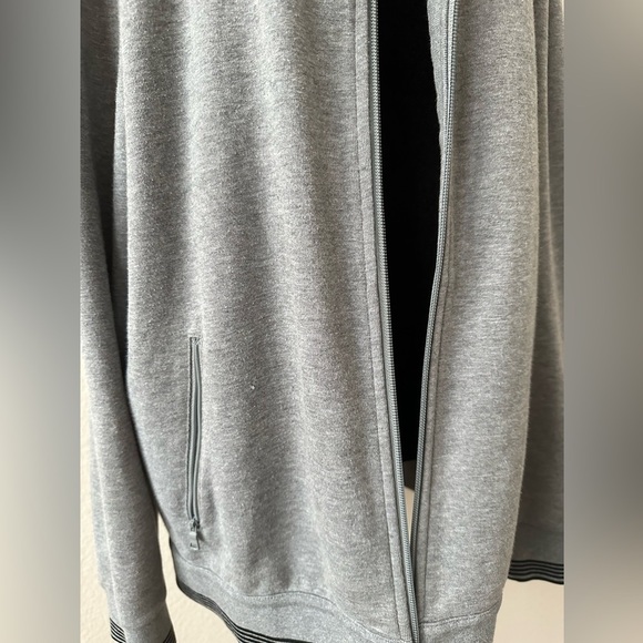 Armani Exchange Men's Grey and BlackJacket, Zip Un. Cotton. Size L - Picture 2 of 12